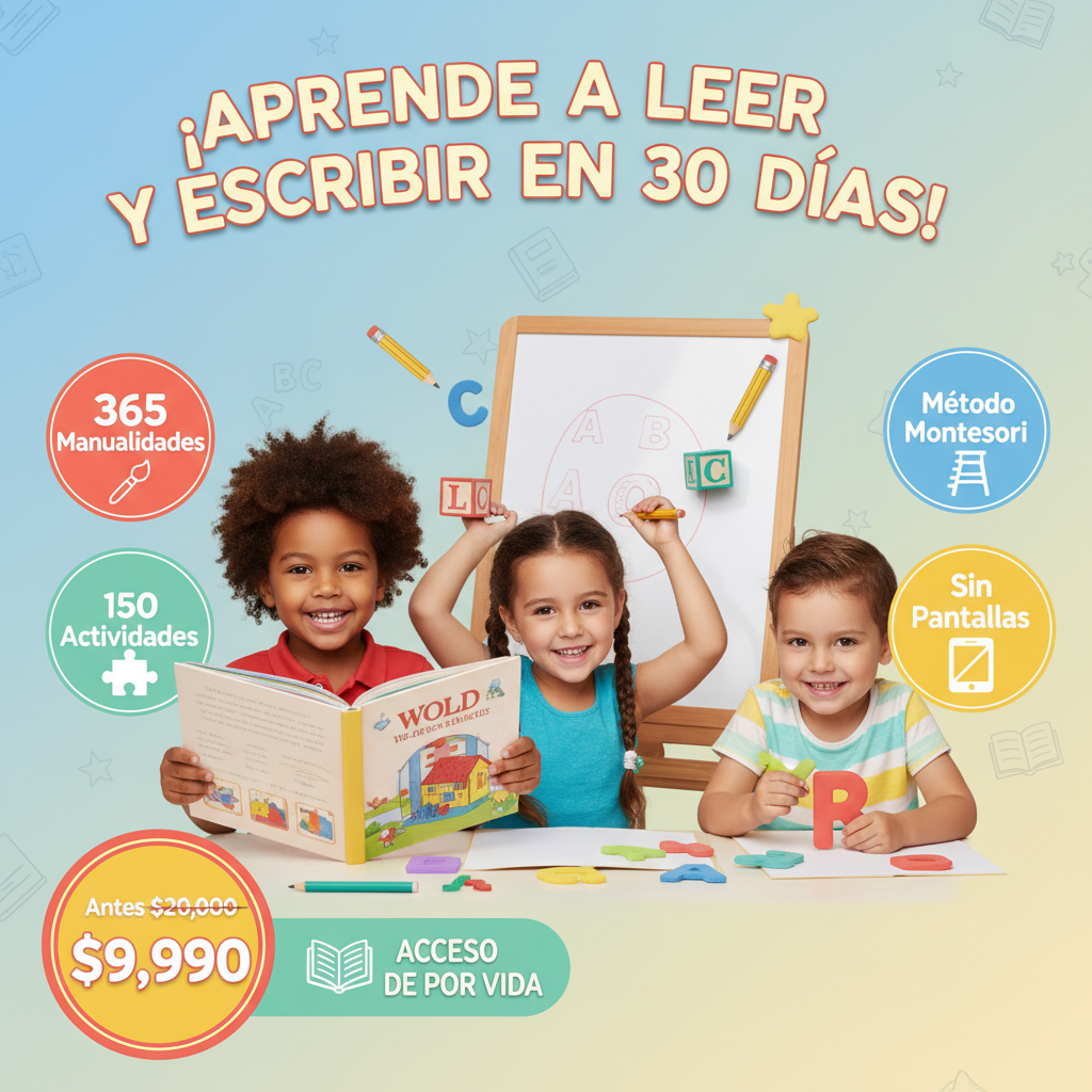 Banner Promocional Lectoescritura